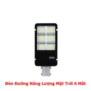 Đèn Đường Năng Lượng Mặt Trời 6 Mắt, Điều Chỉnh Độ Sáng, Tự Động Tắt, Kèm Remote - Bảo Hành 3 Năm giá sỉ