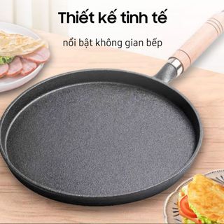 CHẢO GANG ĐÚC ĐÁY BẰNG 20CM giá sỉ