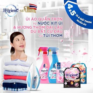 XỊT THƠM QUẦN ÁO HYGIENE THÁI LAN 550ML