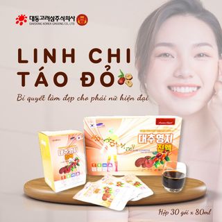 Linh chi táo đỏ premium (80ml x 30g) – Daedong giá sỉ