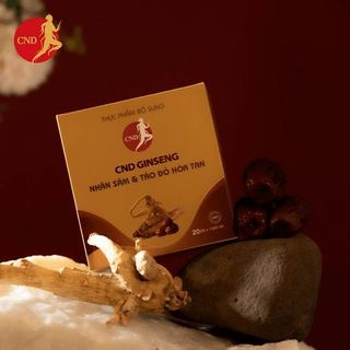 NHÂN SÂM VÀ TÁO ĐỎ HÒA TAN