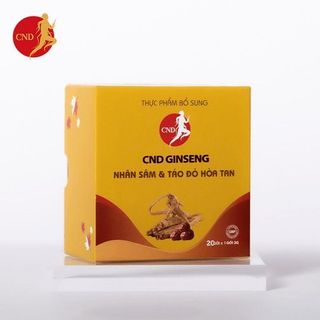 NHÂN SÂM VÀ TÁO ĐỎ HÒA TAN
