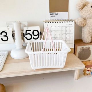 RỔ NHỰA VUÔNG ĐỰNG MỸ PHẨM VẬT DỤNG CÁ NHÂN SIZE 16