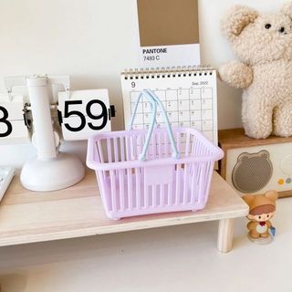RỔ NHỰA VUÔNG ĐỰNG MỸ PHẨM VẬT DỤNG CÁ NHÂN SIZE 16