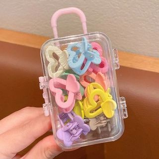 HỘP 10 KẸP ĐỈNH MÀU PASTEL MS1094