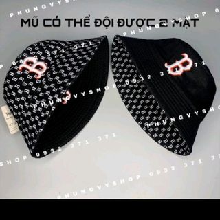 MŨ BUCKET 2 MẶT UNISEX NAM NỮ TẶNG KÈM VÒNG TAY MAY MẮN