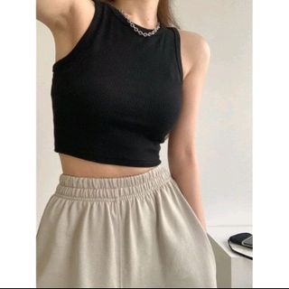 ÁO BA LỖ CROPTOP 100% COTTON SANG XỊN YVY 25- TRIỆU VY STORE