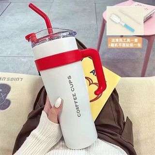 Cốc giữ nhiệt PITI dung tích 1200ML ly giữ nhiệt inox 304 cao cấp có tặng kèm ống hút và tay cầm