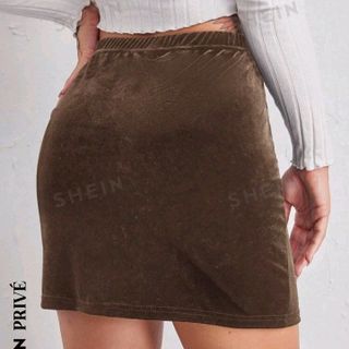 CHÂN VÁY NHUNG XẺ TÀ HOT TREN THẾ GIỚI YVY24_ TRIỆU VY STORE