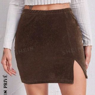 CHÂN VÁY NHUNG XẺ TÀ HOT TREN THẾ GIỚI YVY24_ TRIỆU VY STORE