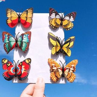 COM BO KẸP TÓC CÔNG CHÚA NÀNG THƠ CÁNH BƯỚM XINH ĐẸP YVY011- TRIỆU VY STORE