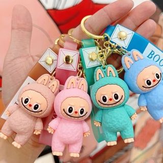 MÓC KHÓA DẺO CÓ DÂY BOOM LABUBU