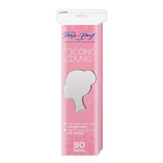 Bông tẩy trang PoP-Puf 2 công dụng bịch 90 miếng