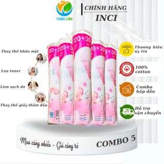 Sỉ 1 THÙNG 48 CÂY Bông tẩy trang Inci 150 miếng