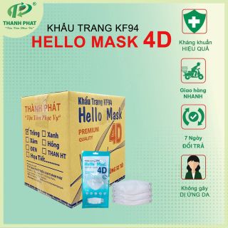 Khẩu Trang KF94 Hello Mask Dạng Túi Tiện Lợi (320 Cái/32 Túi/Thùng) - Y Tế Thành Phát giá sỉ