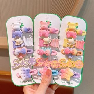 VĨ 5 KẸP MÁI GẤU BEAR SMILE - 1079