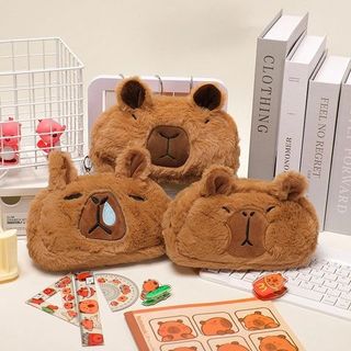 TÚI ĐỰNG BÚT GẤU NÂU CAPYBARA MS1059