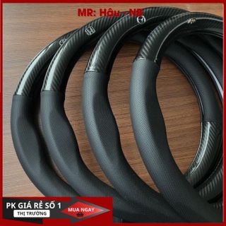 Bọc vô lăng carbon có logo theo hãng xe giá sỉ