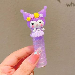 CHUN BUỘC TÓC LÒ XO DÀI ĐÍNH HOA CHO BÉ