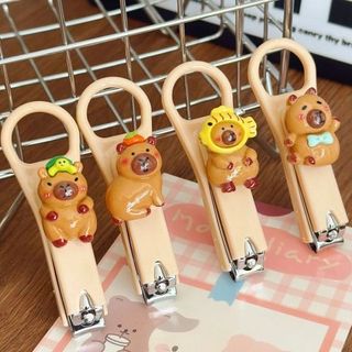 BẤM MÓNG TAY ĐÍNH CHARM GẤU CAPYCARA MS1050