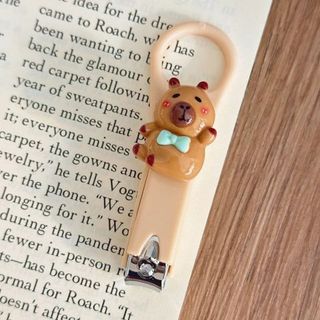 BẤM MÓNG TAY ĐÍNH CHARM GẤU CAPYCARA MS1050