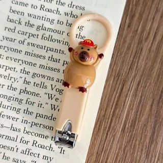 BẤM MÓNG TAY ĐÍNH CHARM GẤU CAPYCARA MS1050