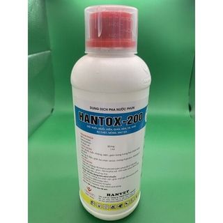 Hantox 200 diệt ruồi, kiến, gián, rận, ve, ghẻ, bọ chét, mòng, mạt gà (1 lít) giá sỉ