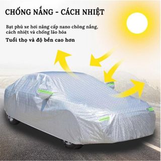 Bạt phủ ô tô 3 lớp tráng nhôm cao cấp