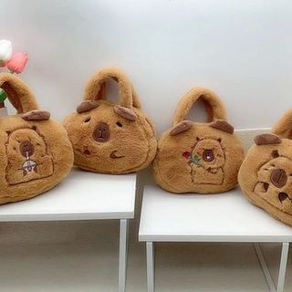 TÚI XÙ LÔNG CHUỘT NÂU CAPYBARA MS1051
