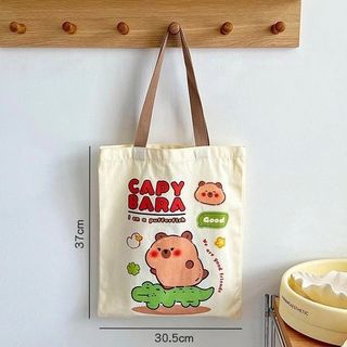 TÚI VẢI TOTE CAPYBARA