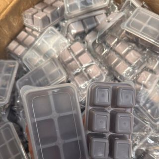 Khay Làm Đá 6 ô Silicon Có Nắp Đậy, Chống Mùi, Khuôn Làm Đá - Làm Thạch Cao Cấp - Khay đá giá sỉ