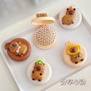 LƯỢC KÈM GƯƠNG GẤP GỌN CAPYBARA CHARM ĐẠI MS1058