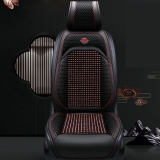 Bộ Áo Ghế Hạt Gỗ Libaiwang Cao Cấp - Chống Nóng, Cho Ô tô, Xe hơi