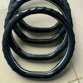 Bọc vô lăng carbon có logo theo hãng xe