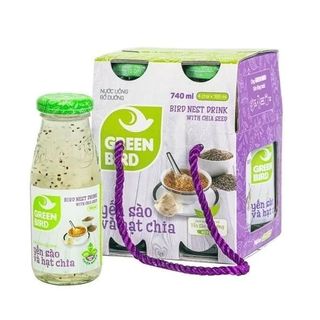 Yến Sào Green Bird  (Thùng 12 Lốc x 4 Hủ x 175ml)