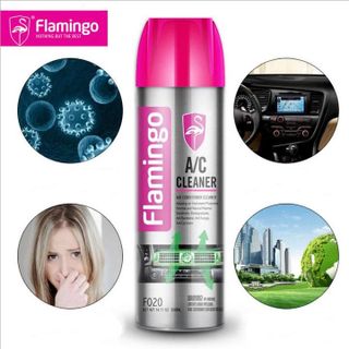 Xịt Bọt Flamingo F002 Vệ Sinh Khử Mùi Hôi Điều Hòa Ô Tô
