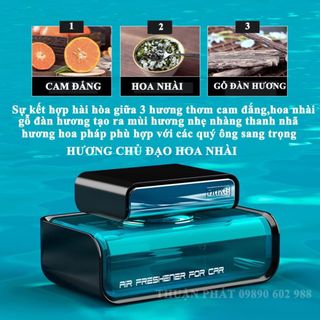 Nước hoa trên xe ô tô Duke chính hãng khử mùi chống say xe chiết xuất hoàn toàn từ thiên nhiên