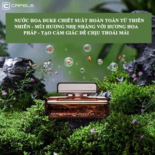 Nước hoa trên xe ô tô Duke chính hãng khử mùi chống say xe chiết xuất hoàn toàn từ thiên nhiên