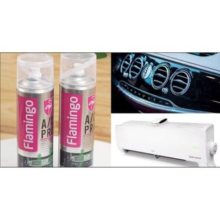 Xịt Bọt Flamingo F002 Vệ Sinh Khử Mùi Hôi Điều Hòa Ô Tô