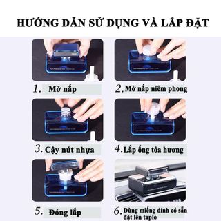 Nước hoa trên xe ô tô Duke chính hãng khử mùi chống say xe chiết xuất hoàn toàn từ thiên nhiên