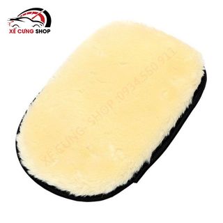 Găng tay rửa xe lông cừu mềm mịn - găng tay rửa xe cao cấp