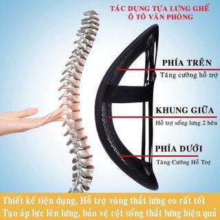 Miếng Tựa Lưng Ghế Hạt Gỗ Cho Ghế ô tô Và Văn Phòng