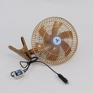 Quạt kẹp trên ô tô đường kính 28cm sử dụng điện 12V-24V