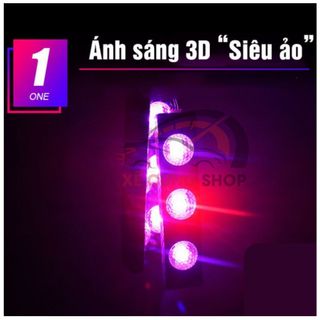 Đèn Led Gầm Ghế Ô Tô chiếu sao cắm cổng USB -Led Gầm 3 Bóng