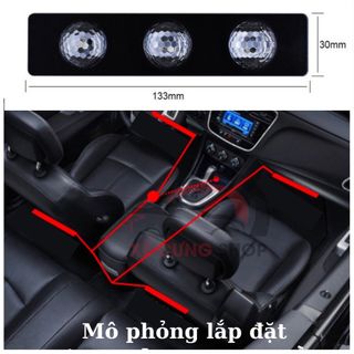 Đèn Led Gầm Ghế Ô Tô chiếu sao cắm cổng USB -Led Gầm 3 Bóng