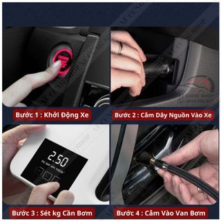 Bơm lốp xe ô tô Toyota Đồng Hồ Điện Tử Tự Ngắt Cao Cấp- đồng hồ cơ