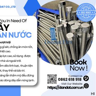 Dây Dẫn Nước Inox Chịu Nhiệt, Dây cấp nước bình nóng lạnh inox, Dây cấp nước inox chịu nhiệt, Dây cấp nước mềm giá sỉ