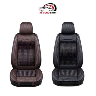Lót ghế da phối hạt gỗ massage cao cấp - Áo ghê Tangdi - Áo ghế liền