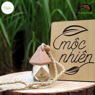 Tinh dầu treo khử mùi Ôtô Mộc Nhiên - có kiểm định và Tem chống hàng giả.