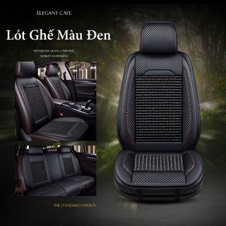Lót ghế da phối hạt gỗ massage cao cấp - Áo ghê Tangdi - Áo ghế liền